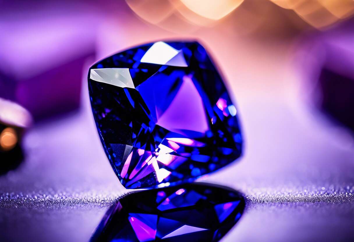 Tanzanite, le bleu mystérieux : origine et caractéristiques