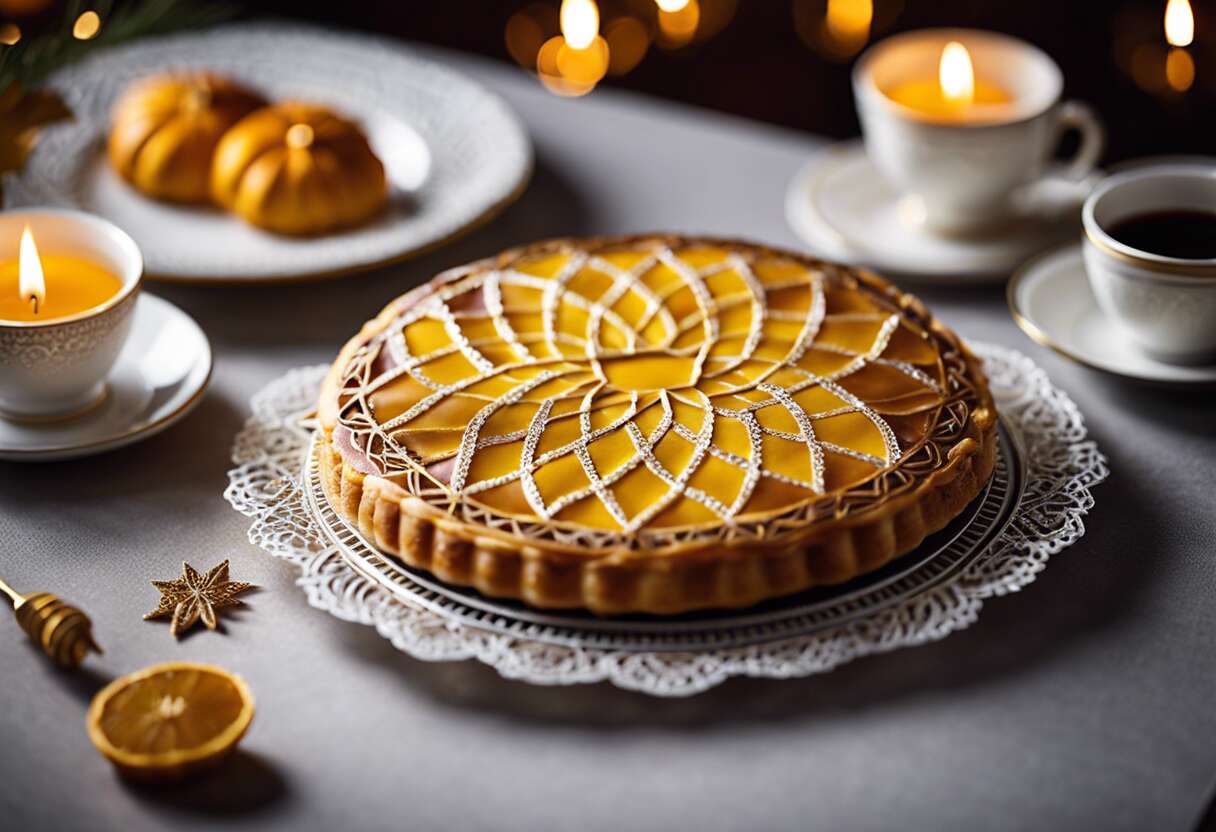 Épiphanie 2024 : dalloyau et Stone Paris créent une galette des rois en dentelle