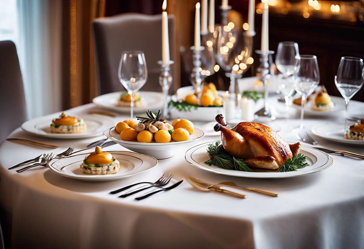 Offre gastronomique du Peninsula Paris : repas de fêtes enchantés à domicile