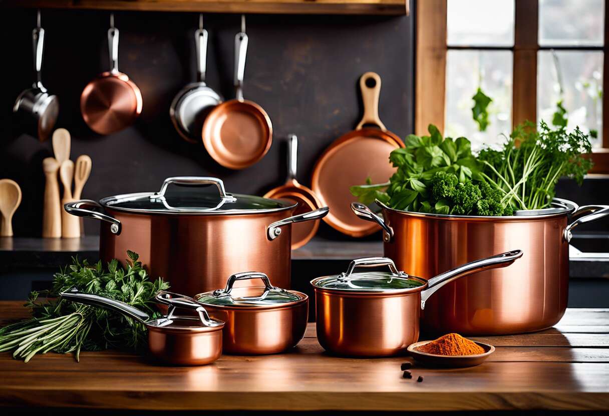 Batterie de cuisine en cuivre : l'alliance entre tradition et performance