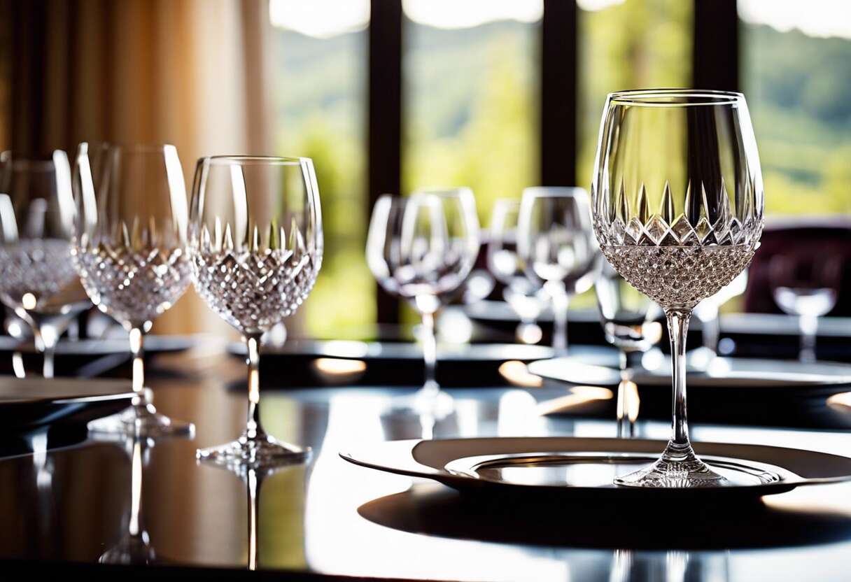 Cristallerie raffinée : choisir ses verres pour sublimer chaque dégustation