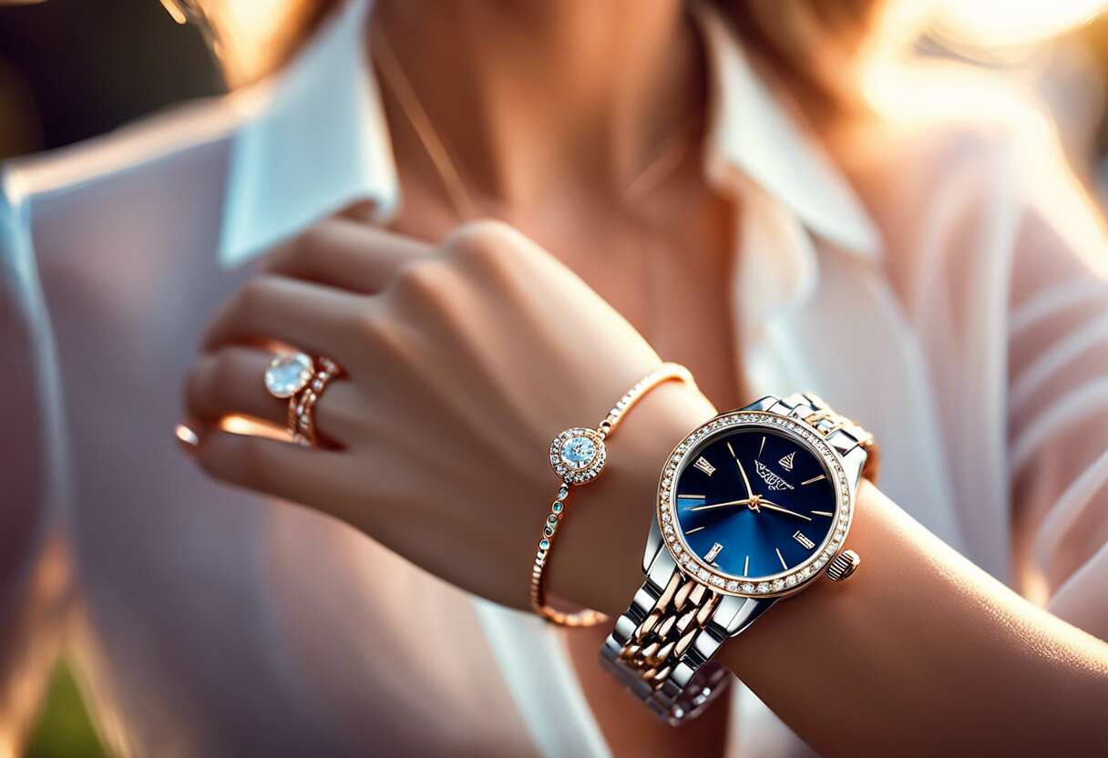 Bijoux-montres féminins : élégance et précision au poignet