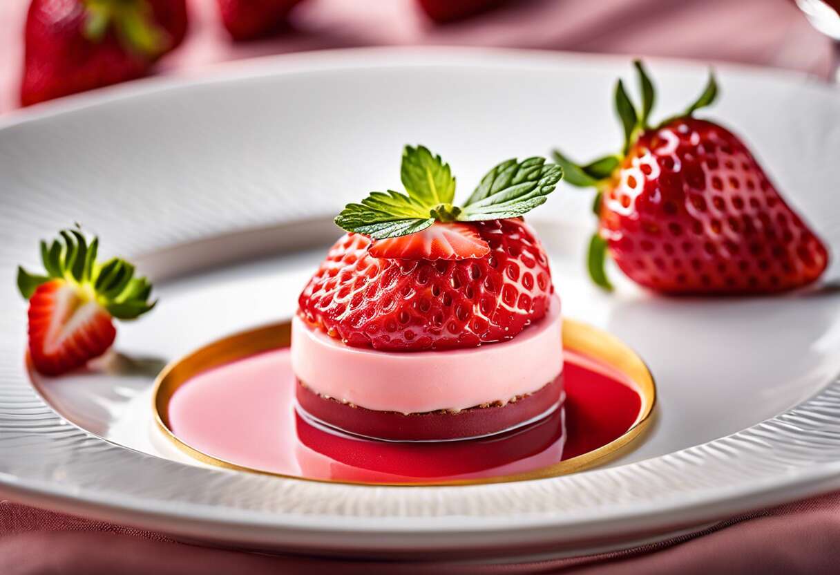 Découverte gourmande : le dessert à la fraise d'Arnaud, un délice de la pâtisserie de luxe française