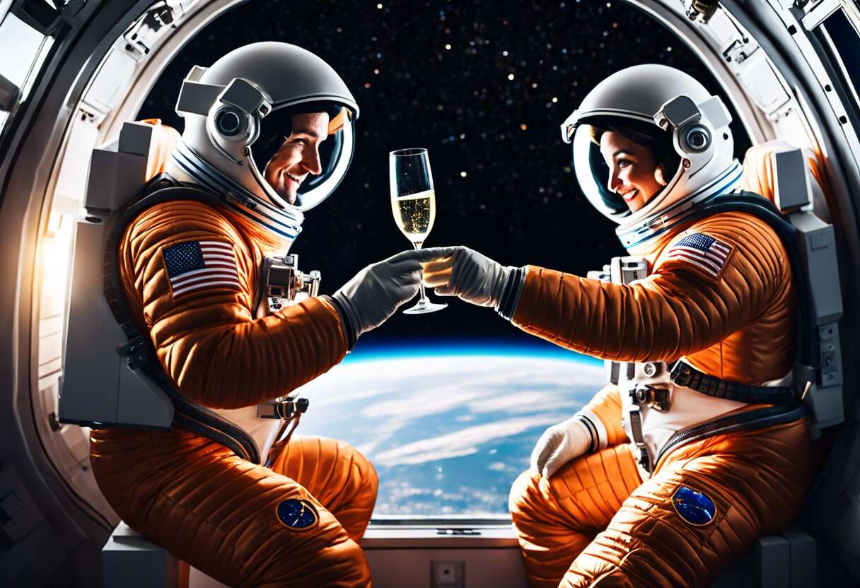 Mumm et Axiom Space créent le premier champagne pour la zero-gravité