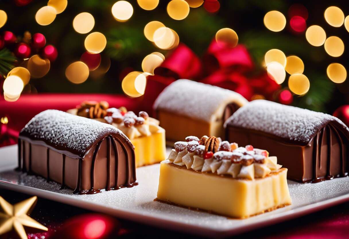 Bûches de Noël d'exception : lenôtre et Barrière dévoilent leurs créations luxueuses
