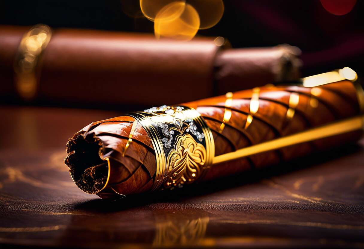 Rouler un cigare avec de l'or et des diamants : découvrez le Gurkha Royal Courtesan