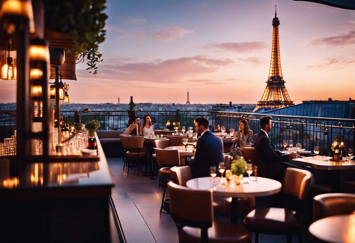 Le rooftop chic du Trocadéro : une expérience luxueuse à découvrir en France