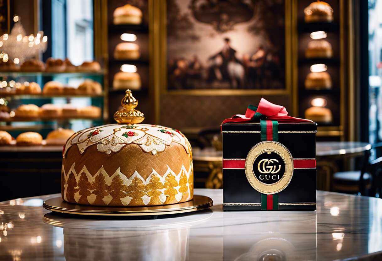 Gucci lance un panettone de luxe de 2 kilos : découvrez cette pâtisserie d'exception en France