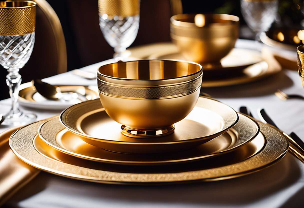 Oro de l'objet : la touche d'or qui transforme votre art de la table en luxe