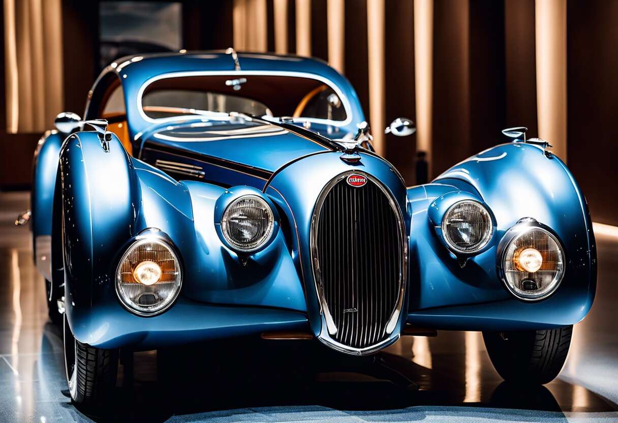 Bugatti Atlantic à l’Exposition Guggenheim Bilbao : quand Art et Technologie se Rencontrent