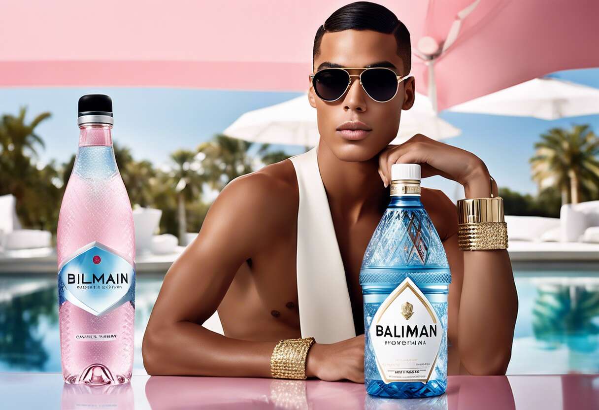 Olivier Rousteing et Balmain : la collaboration tendance avec Evian