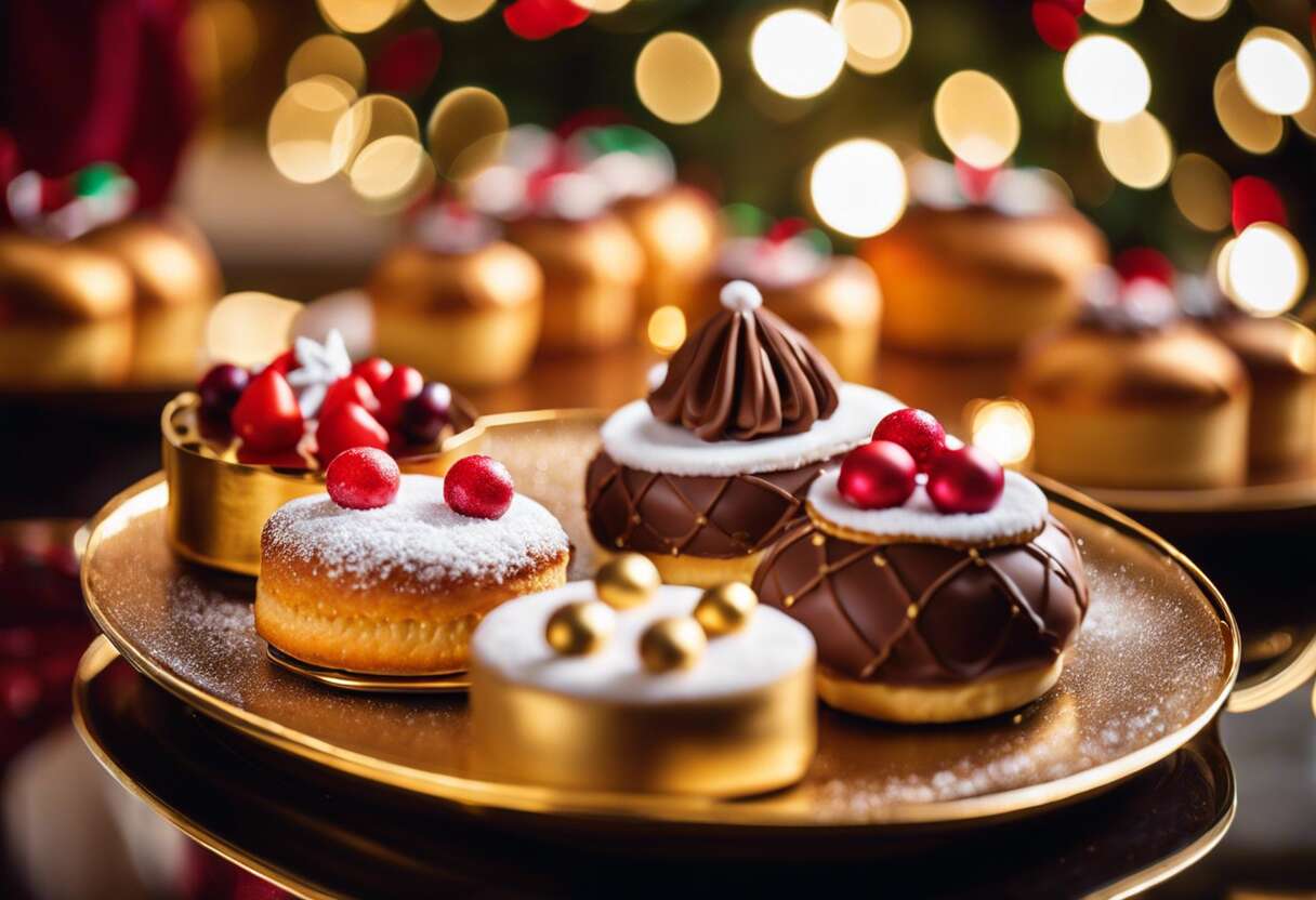 Noël magique à l'Hôtel Lutetia : découvrez la féerie des pâtisseries de luxe