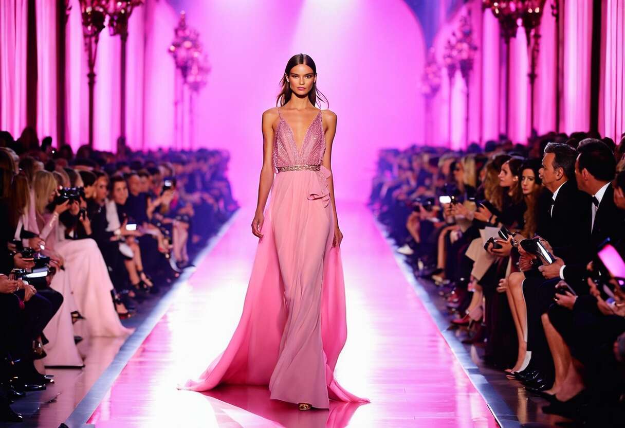 Valentino voit la vie en rose : tendances fashion luxe en France