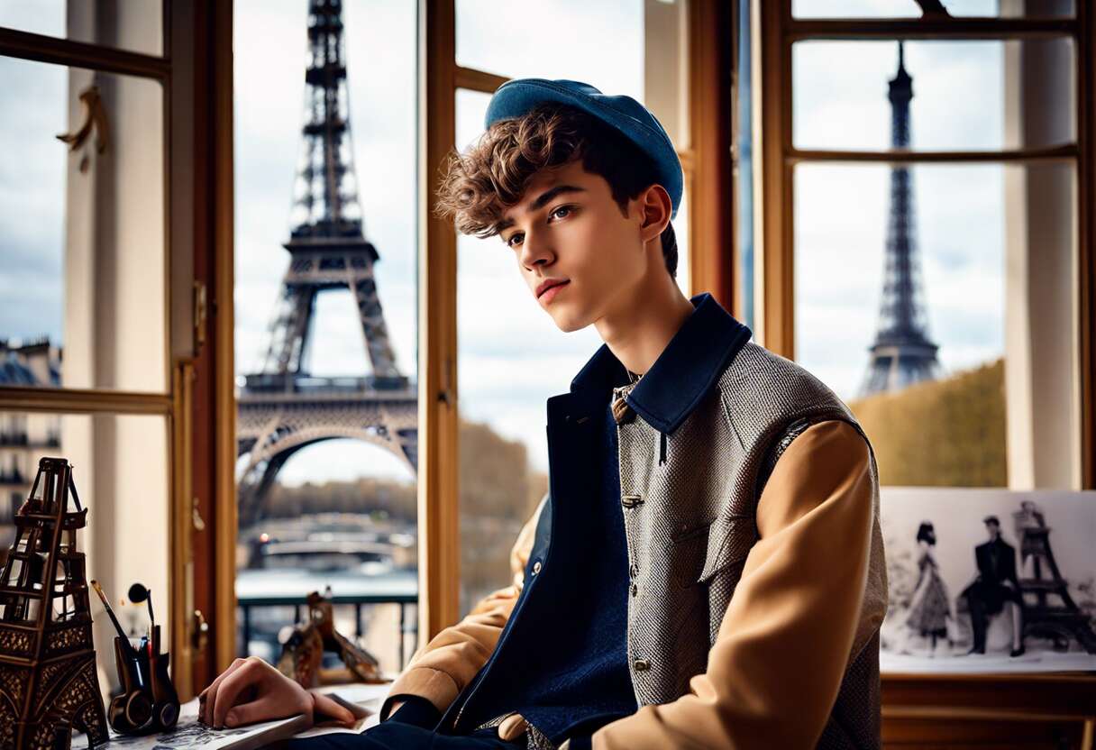 Hugo Queval : le prodige de 16 ans, futur grand créateur de mode en France