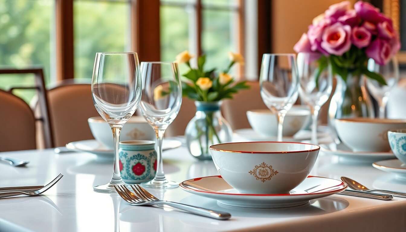 L'art de la table en couleurs : collaboration Swarovski x Rosenthal