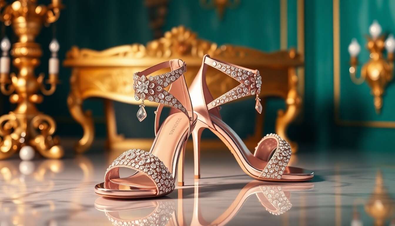 Swarovski et Aquazzura : l'éclat du luxe dans une collection de sandales inédite