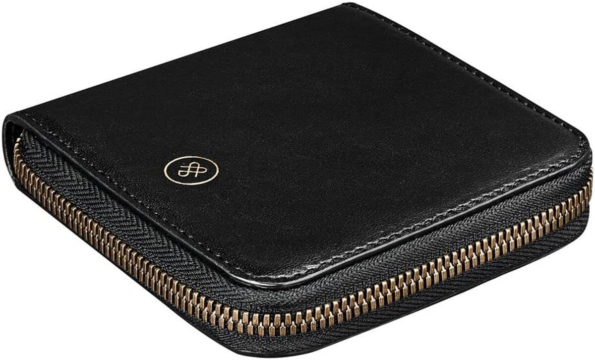 Test : portefeuille carré Maxwell Scott Forino, cuir italien noir