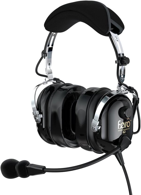 Faro G2 Casque d'aviation PNR Noir