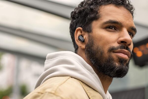 Bose Ensemble QuietComfort Earbuds II et étui en Tissu, sans Fil, Bluetooth, Les Meilleurs écouteurs au Monde, avec Une réduction de Bruit et Un Son personnalisés, Triple Noir