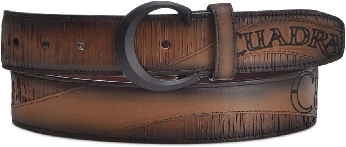 Avis : ceinture Cuadra Betl en cuir bovin 42 marron