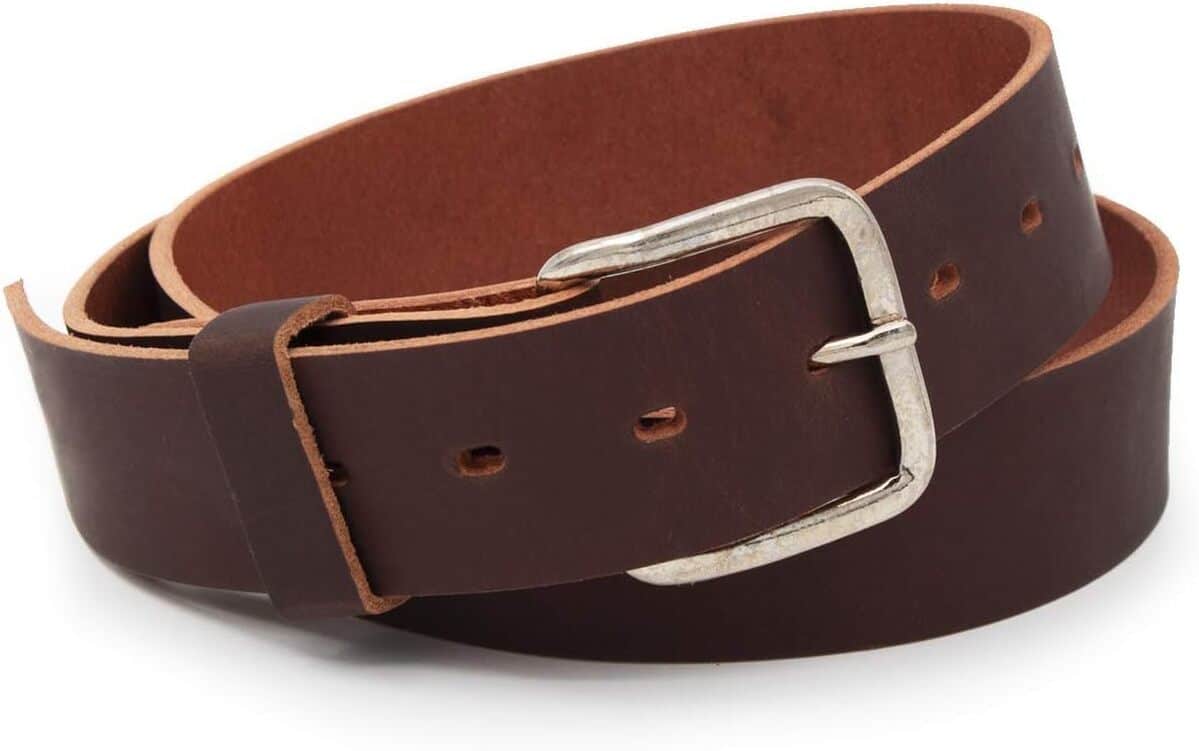 Avis sur la ceinture en cuir Journeyman pour homme taille 52
