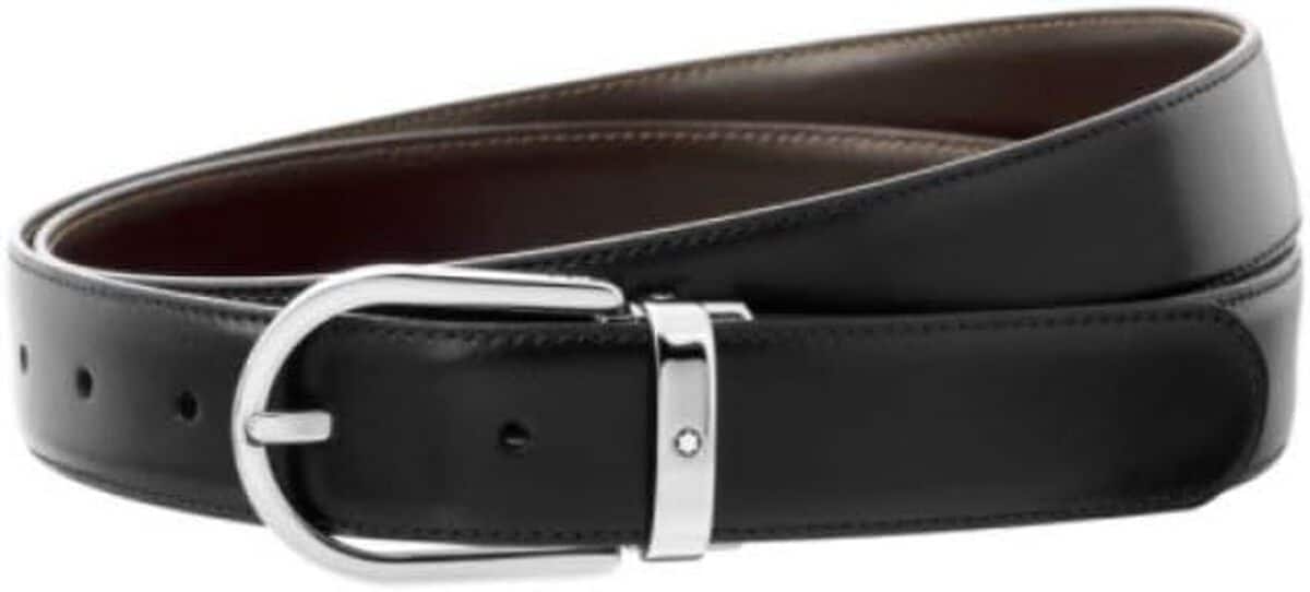Avis sur la ceinture en cuir mixte Montblanc MB128135