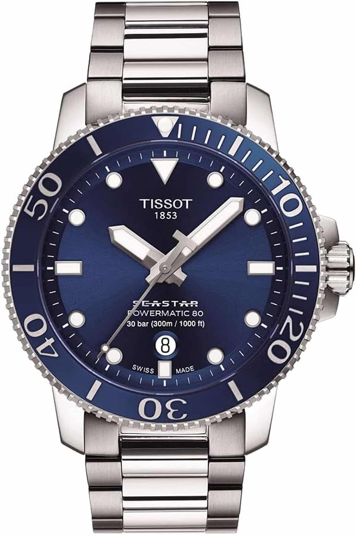 Test : montre de plongée Tissot Seastar 1000 powermatic 80