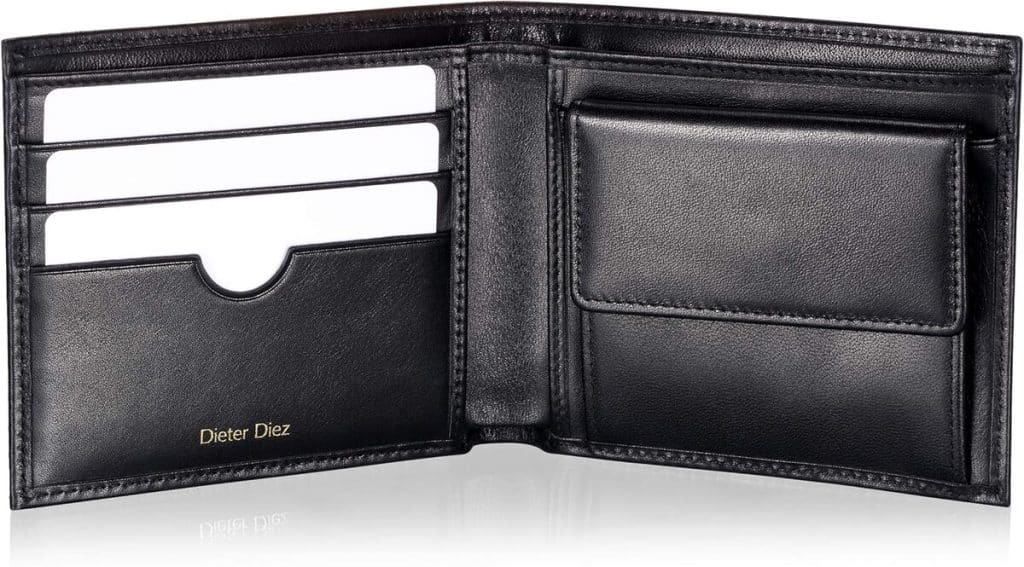 Avis : portefeuille HISCOW homme en cuir pleine fleur, modèle minimaliste et élégant