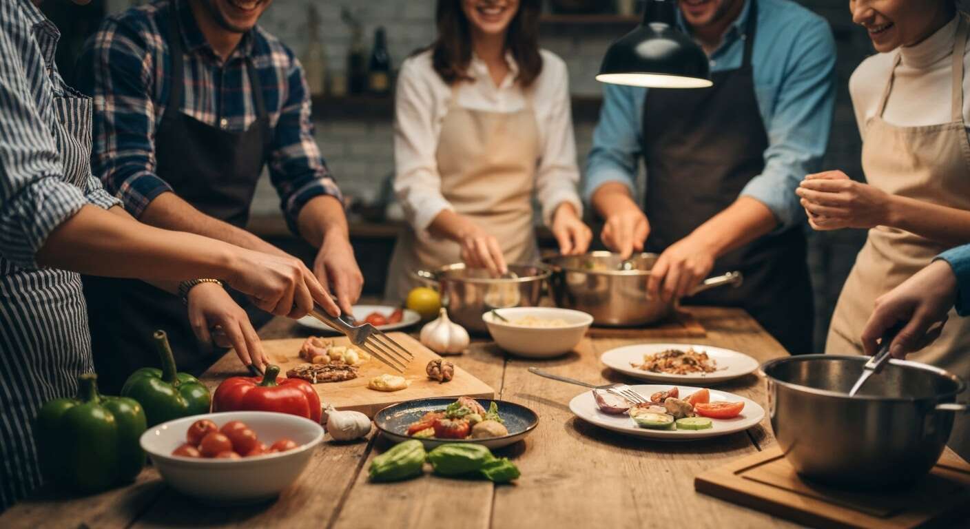 Les ateliers culinaires : une exp&eacute;rience immersive