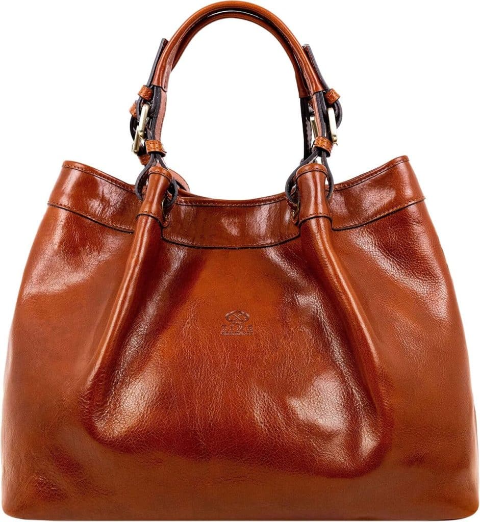 Avis : sac à main en cuir Time Resistance cognac