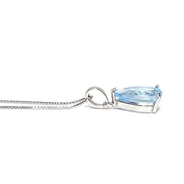 Découvrez notre avis détaillé sur le magnifique collier Never Say Never, en or blanc 18 carats, orné d'une sublime topaze bleue brillante qui ajoutera une touche d'élégance à votre collection de bijoux.