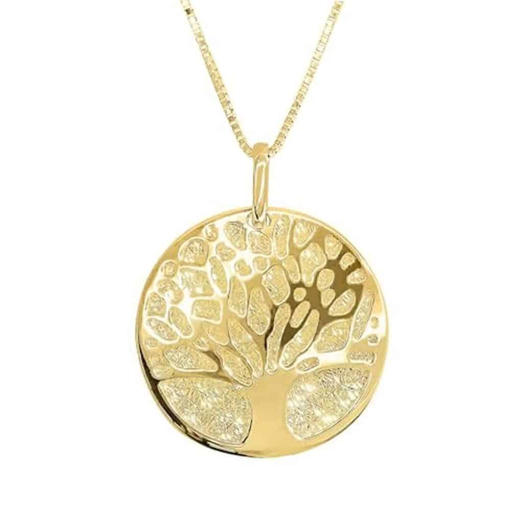 Avis sur le collier arbre de vie en or 14 carats