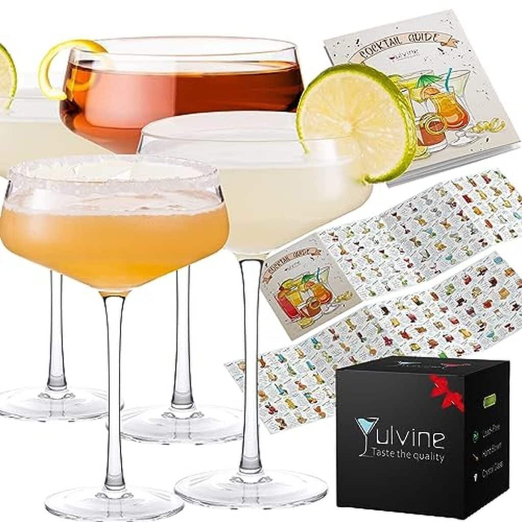 Avis : verres à martini Yulvine en cristal soufflé