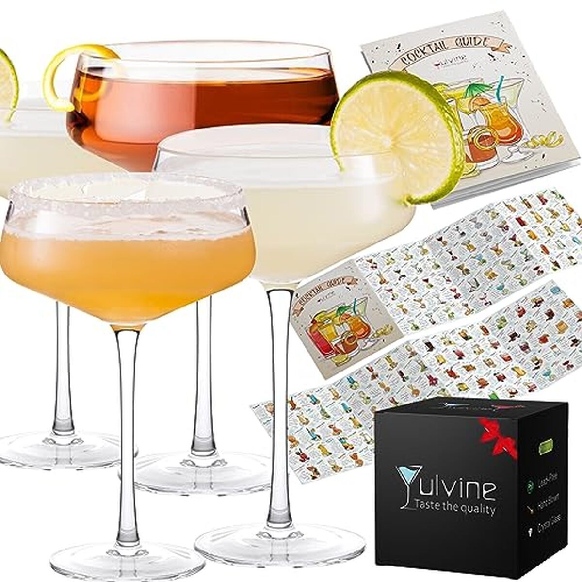Avis : verres à martini Yulvine en cristal soufflé