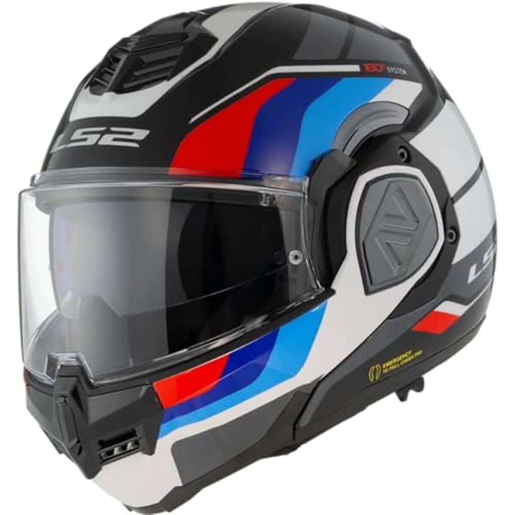 Test du casque moto modulable LS2 ADVANT Sport Black Blue Red, l