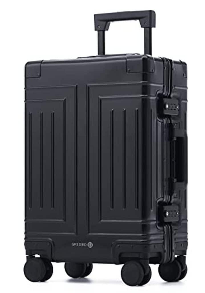 Test : valise cabine GMT Zero 20" en aluminium noir