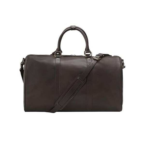 Découvrez le DRAKENSBERG Weekender John : un sac de voyage en cuir alliant élégance et fonctionnalité pour un style irréprochable lors de vos escapades de 40 litres.