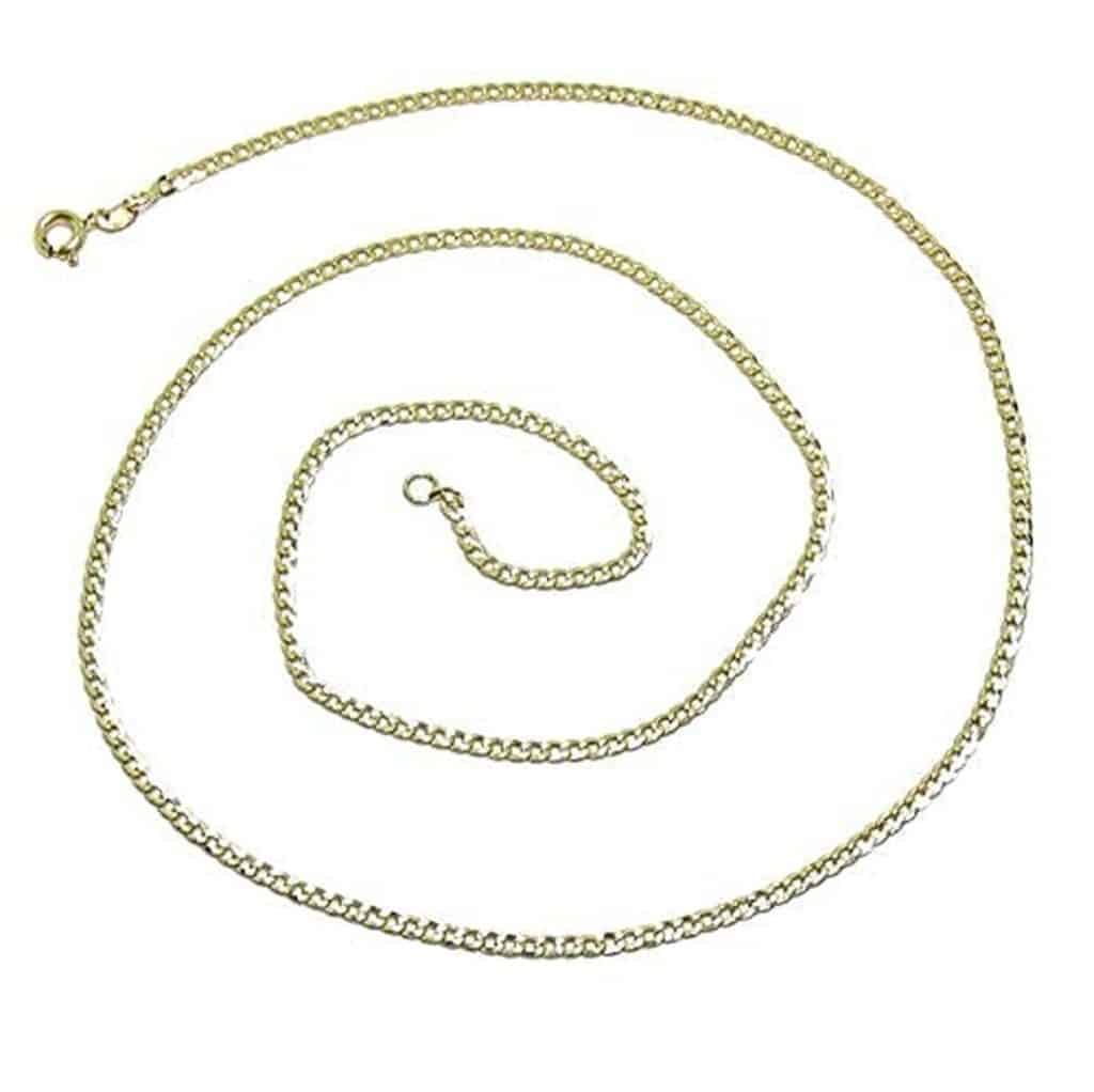 Avis chaîne à maillons Never Say Never : élégance en or 18 carats