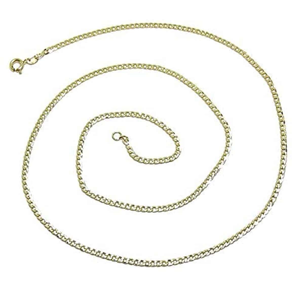 Avis chaîne à maillons Never Say Never : élégance en or 18 carats