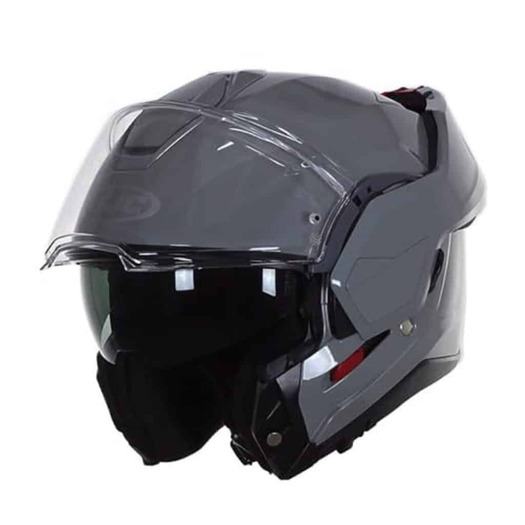 Test du casque moto modulable HJC i100 UNI Nardo Grey