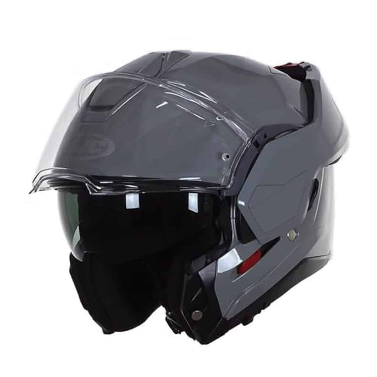Test du casque moto modulable HJC i100 UNI Nardo Grey