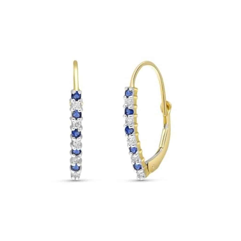 Avis sur les boucles d'oreilles Galaxy Gold GG en or et pierres précieuses