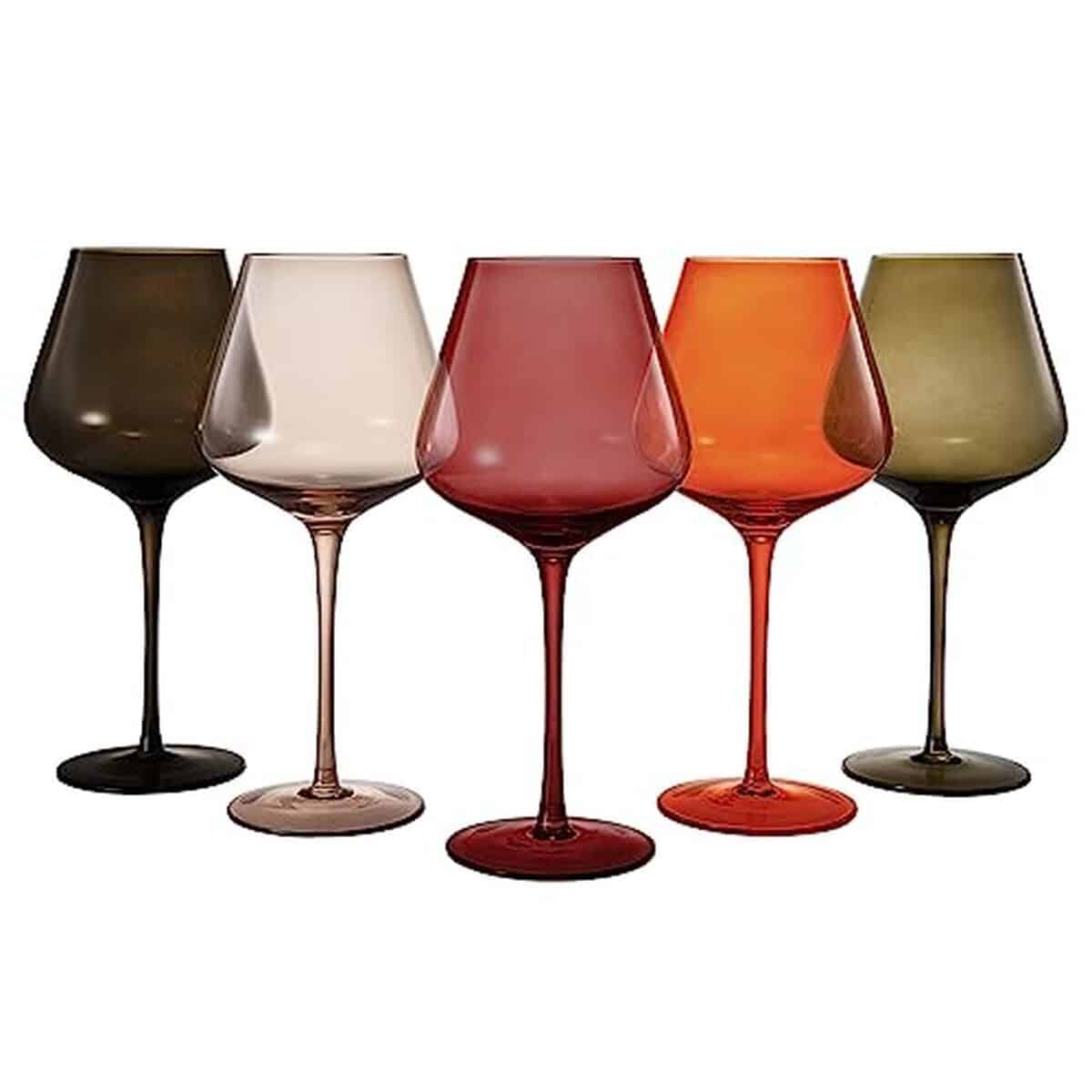 Avis : verres à vin en cristal Khen 590 ml, motif fleurs d'été