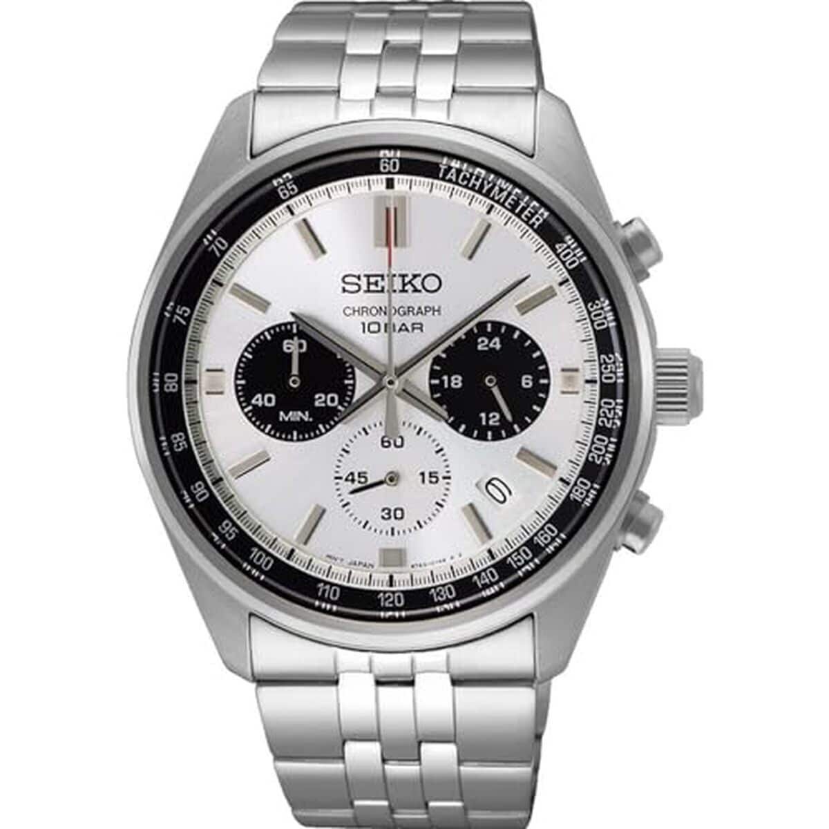 Test montre Seiko hommes SSB425P1 acier inoxydable