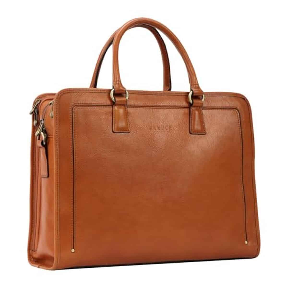 Test : sacoche Banuce en cuir pour ordinateur 14