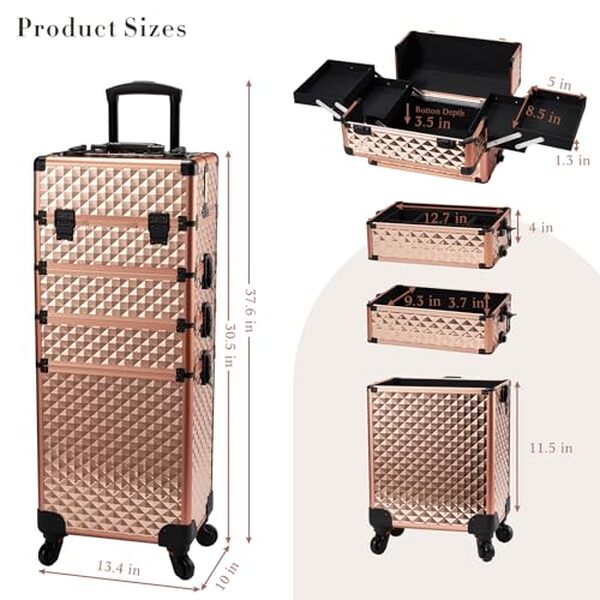Découvrez notre test détaillé de la valise de maquillage Yueieoun 4 en 1 à roulettes : caractéristiques, avantages et avis pour bien choisir votre valise à roulettes. 