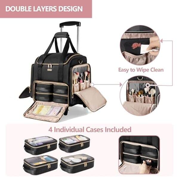 Découvrez notre test détaillé de la trousse Prokva à roulettes pour maquilleurs : qualité, rangement et praticité pour les professionnels.