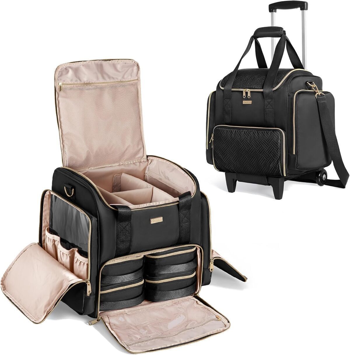 Test de la trousse Prokva à roulettes pour maquilleurs