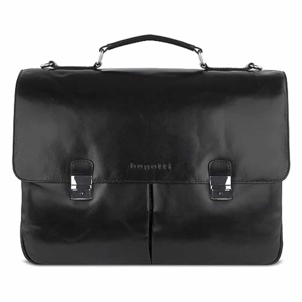 Test du porte-documents bugatti Romano en cuir RFID noir