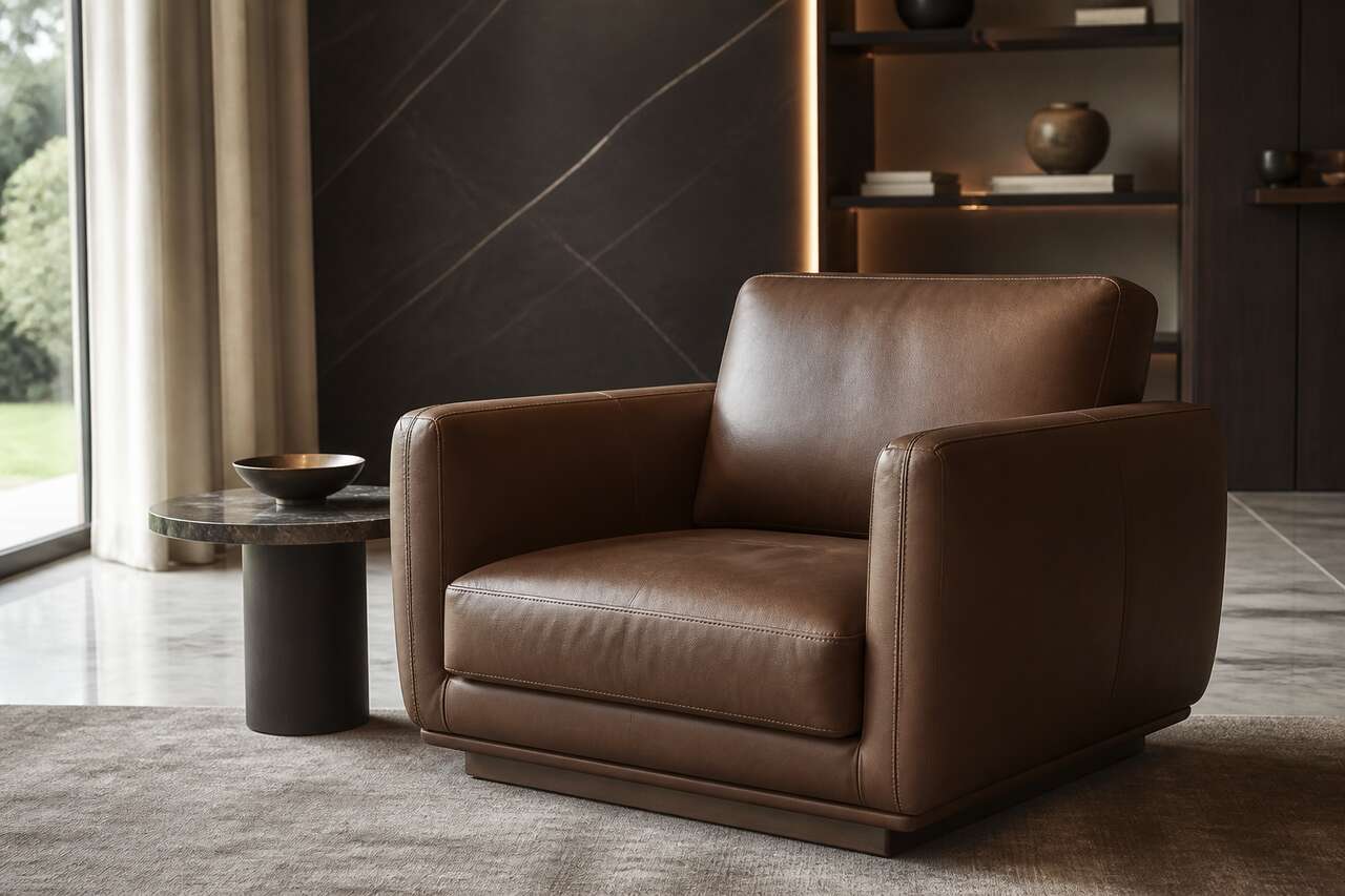 Chaise en cuir de luxe : l’art de sublimer un intérieur haut de gamme